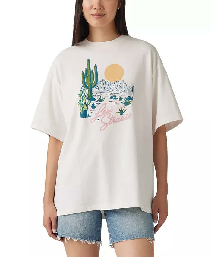 Женская футболка с принтом Short Stack Levi's, желтый
Женская футболка с принтом Short Stack Levi's, желтый