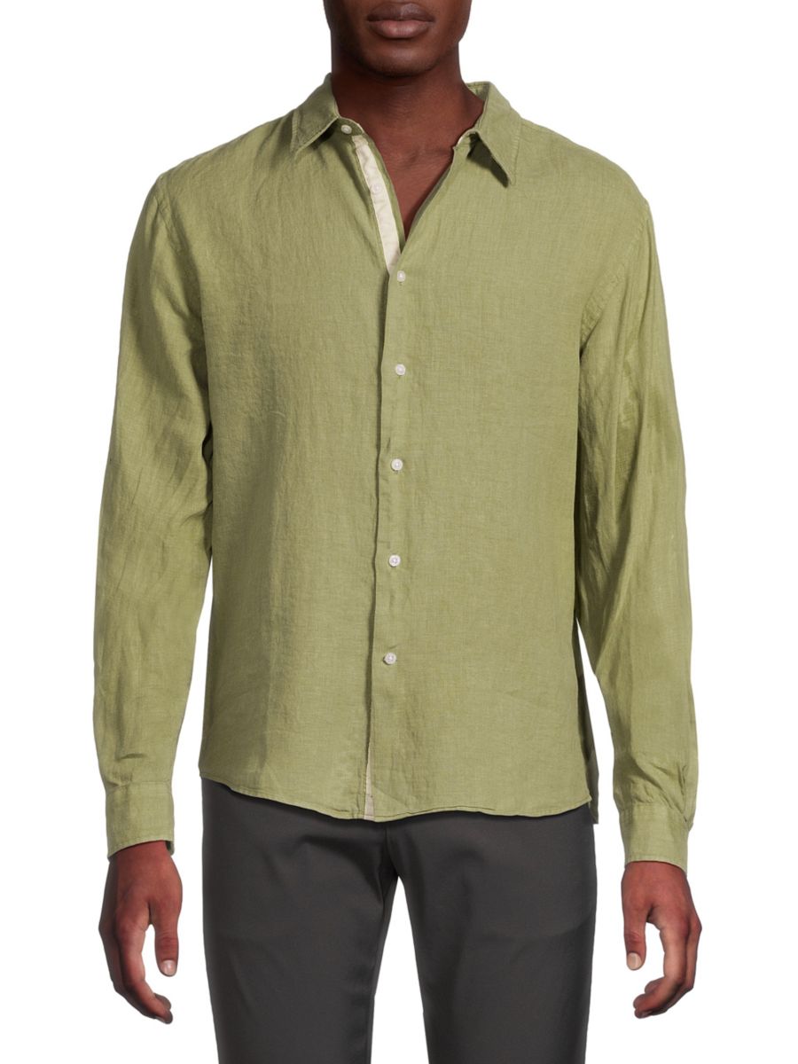 Льняная рубашка Питера Le Club Original, цвет Army
Льняная рубашка Питера Le Club Original, цвет Army