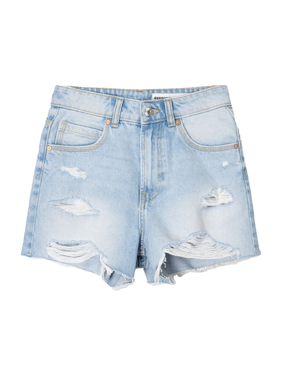 Обычные джинсы Bershka, светло-синий
Обычные джинсы Bershka, светло-синий