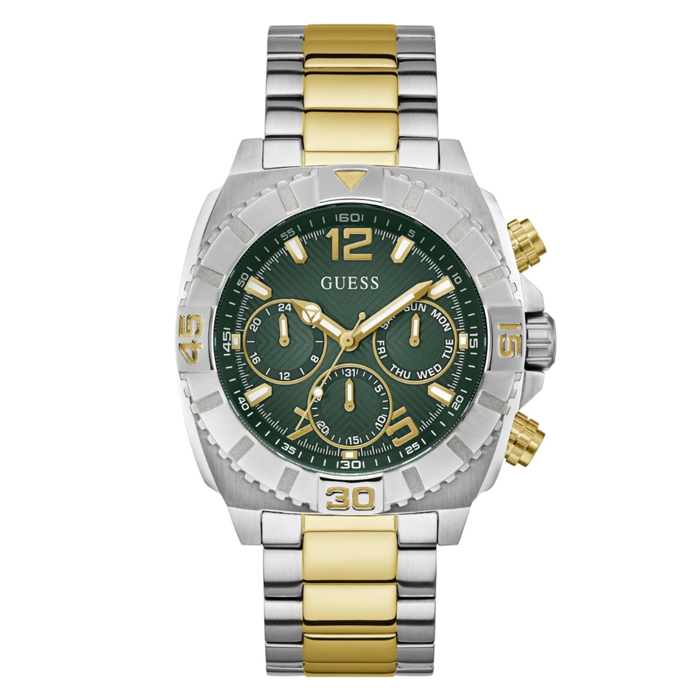GUESS Часы Analog 'Traction' в серебристом цвете
GUESS Часы Analog 'Traction' в серебристом цвете