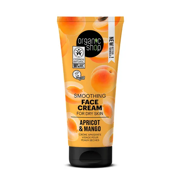 Увлажняющий крем для лица Smoothing Face Cream Apricot & Mango Organic Shop, 50 ml
Увлажняющий крем для лица Smoothing Face Cream Apricot & Mango Organic Shop, 50 ml