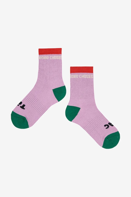Детские носки Tic Tac Toe Bobo Choses, фиолетовый
Детские носки Tic Tac Toe Bobo Choses, фиолетовый