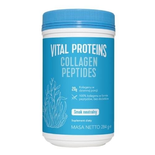Vital Proteins, Collagen Peptides, порошок говяжьего коллагена для питья, 284 г
Vital Proteins, Collagen Peptides, порошок говяжьего коллагена для питья, 284 г