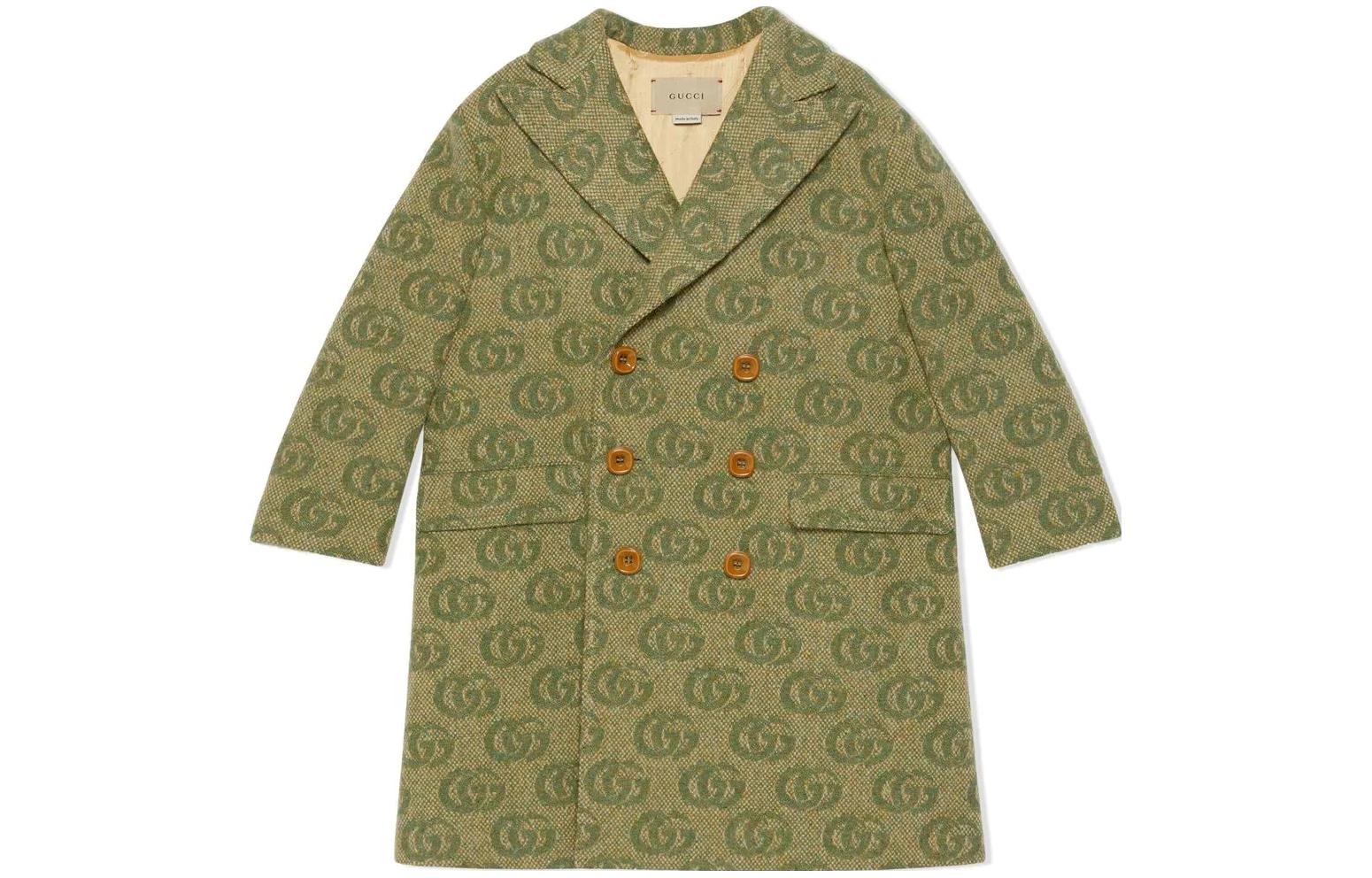 Детское шерстяное пальто GUCCI, зеленый
Детское шерстяное пальто GUCCI, зеленый