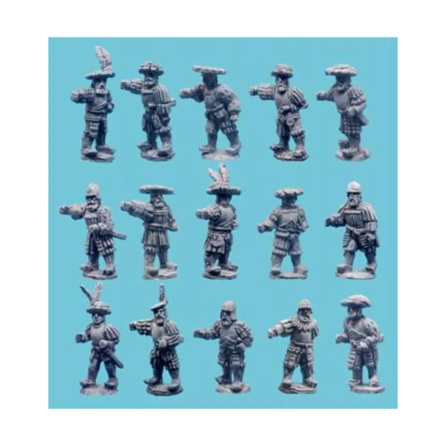 Тяжелый копейщик с приземленными пиками, Italian Wars (15mm)
Тяжелый копейщик с приземленными пиками, Italian Wars (15mm)