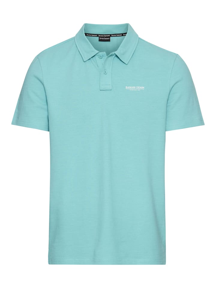 Рубашка поло бирюзового цвета Bruno Banani
Рубашка поло бирюзового цвета Bruno Banani
