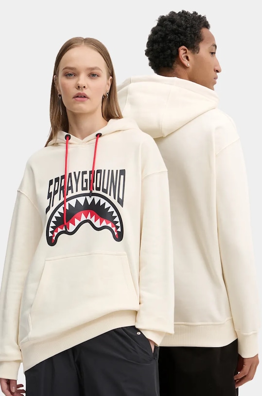 Хлопковая толстовка Sprayground, бежевый
Хлопковая толстовка Sprayground, бежевый
