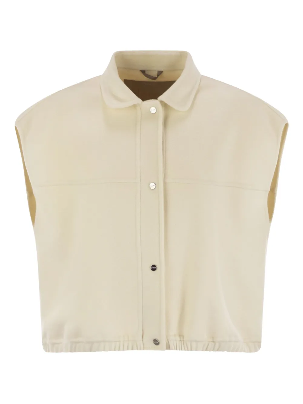 Шерстяной жилет на кнопках Herno, нейтральный
Шерстяной жилет на кнопках Herno, нейтральный