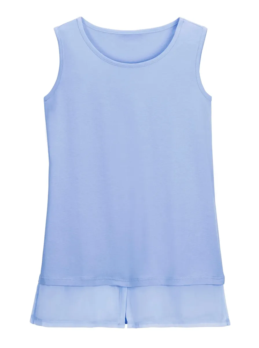 Топ Classic Basics 2-в-1, синий
Топ Classic Basics 2-в-1, синий