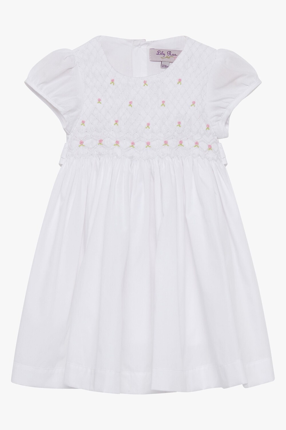 Платье с розами и рюшами в виде маленькой вербы Trotters London, белый
Платье с розами и рюшами в виде маленькой вербы Trotters London, белый