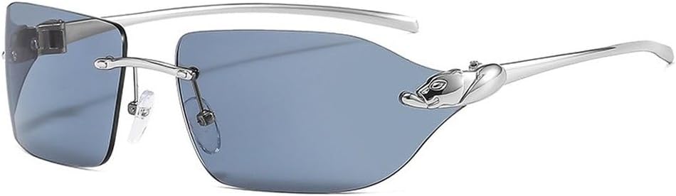 Винтажные уникальные солнцезащитные очки с принтом гепарда для женщин, без оправы, с прозрачными линзами, как у океанских птиц, мужские солнцезащитные очки с защитой от УФ-излучения UV400 SKFGNX, Silver Gray
Винтажные уникальные солнцезащитные очки с принтом гепарда для женщин, без оправы, с прозрачными линзами, как у океанских птиц, мужские солнцезащитные очки с защитой от УФ-излучения UV400 SKFGNX, Silver Gray