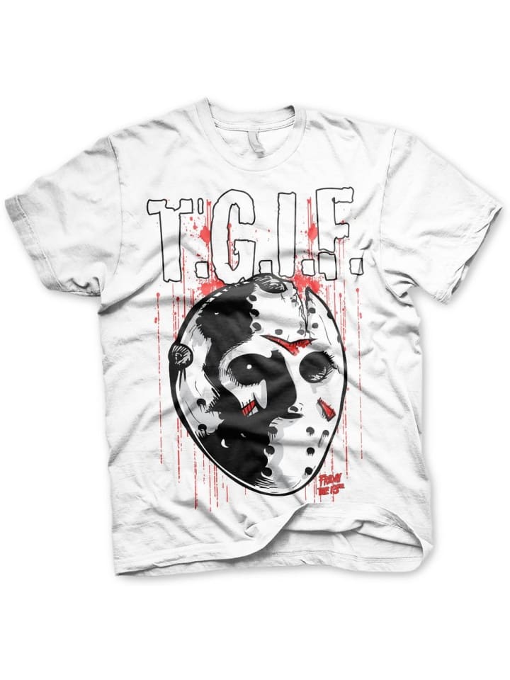Friday The 13th Футболка "TGIF Big Tall T-Shirt" белого цвета, Белый, Friday The 13th Футболка "TGIF Big Tall T-Shirt" белого цвета
Friday The 13th Футболка "TGIF Big Tall T-Shirt" белого цвета, Белый, Friday The 13th Футболка "TGIF Big Tall T-Shirt" белого цвета
