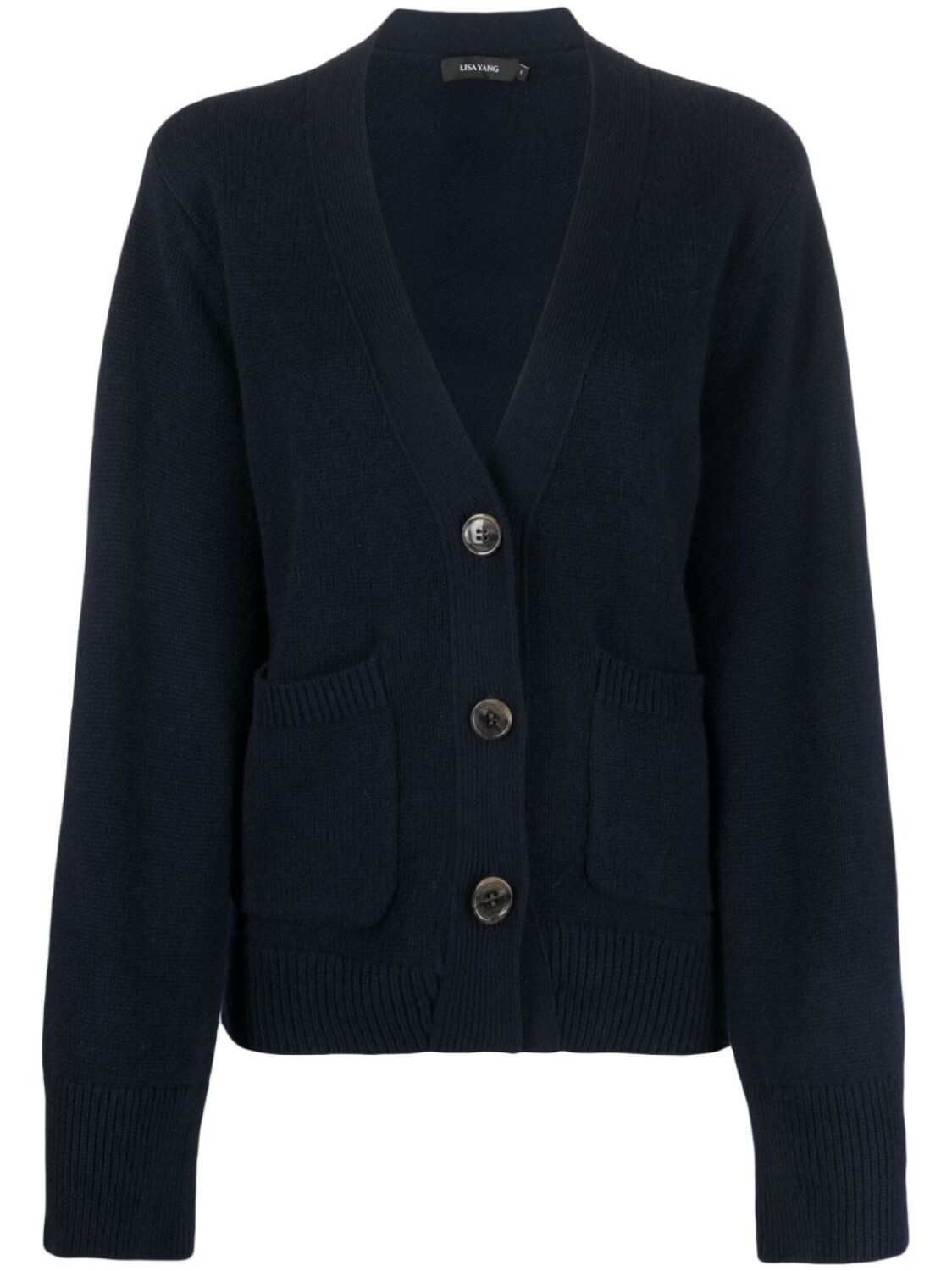 Lisa Yang кардиган Danni с V-образным вырезом, синий
Lisa Yang кардиган Danni с V-образным вырезом, синий