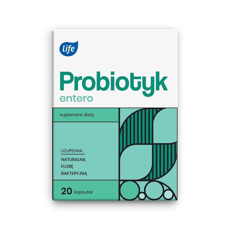 Пробиотик в капсулах Life Probiotyk Entero, 20 шт
Пробиотик в капсулах Life Probiotyk Entero, 20 шт