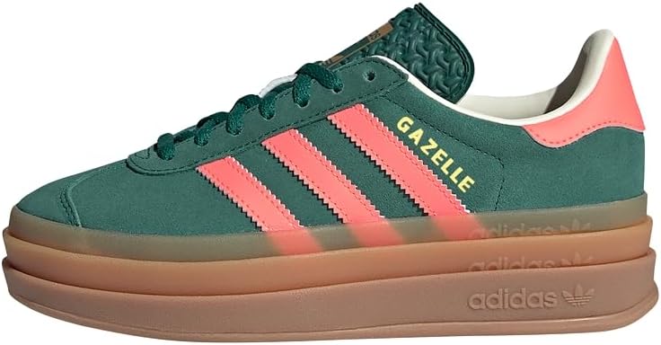 Кроссовки adidas Unisex Adult Gazelle Bold J, белый/зеленый
Кроссовки adidas Unisex Adult Gazelle Bold J, белый/зеленый