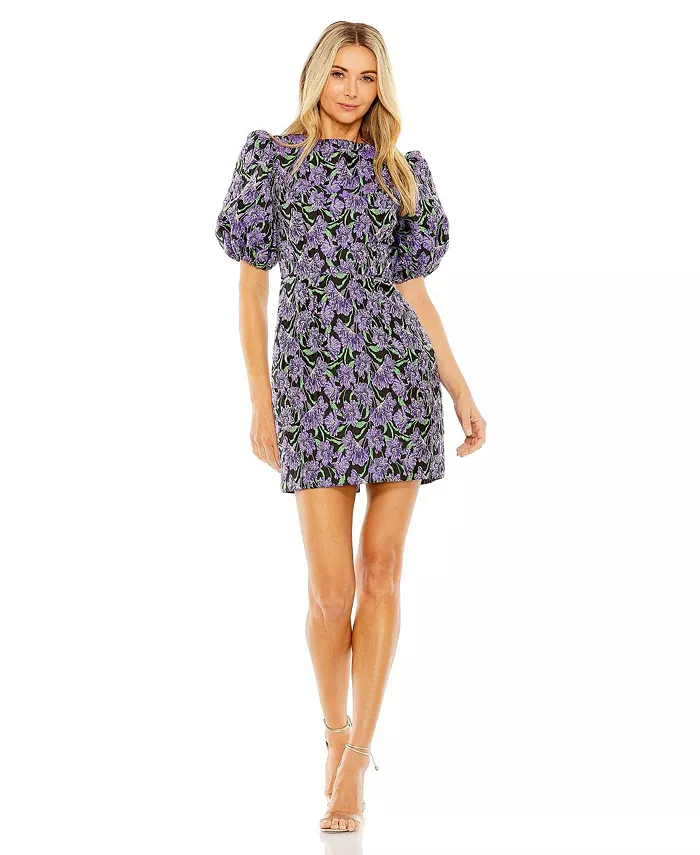 Женское мини-платье из парчи с рукавами-фонариками Mac Duggal, фиолетовый
Женское мини-платье из парчи с рукавами-фонариками Mac Duggal, фиолетовый