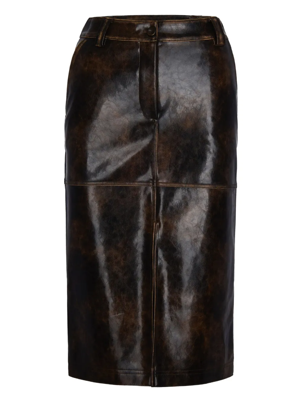 Миди-юбка с панелями под кожу Patrizia Pepe, коричневый
Миди-юбка с панелями под кожу Patrizia Pepe, коричневый