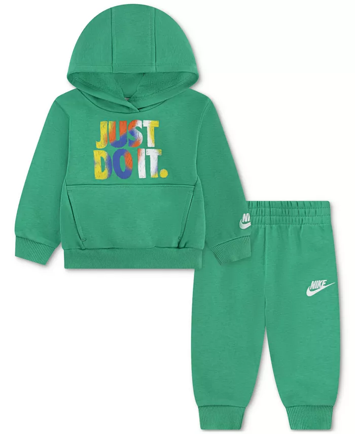 Спортивная одежда для мальчиков Reveal: флисовая толстовка с капюшоном и штаны, комплект из 2 предметов Nike, зеленый
Спортивная одежда для мальчиков Reveal: флисовая толстовка с капюшоном и штаны, комплект из 2 предметов Nike, зеленый