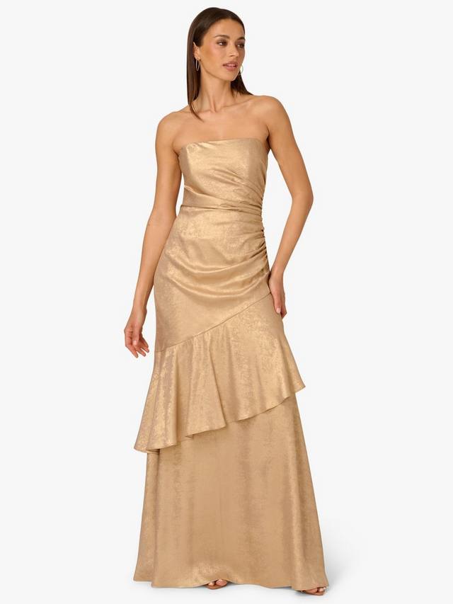 Платье без бретелей Adrianna by Foil Woven Adrianna Papell, Light Gold
Платье без бретелей Adrianna by Foil Woven Adrianna Papell, Light Gold