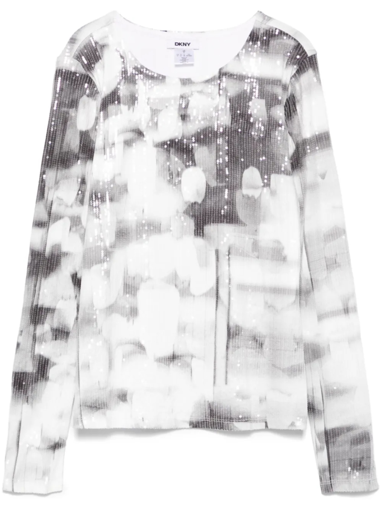 Футболка с пайетками DKNY, серый
Футболка с пайетками DKNY, серый