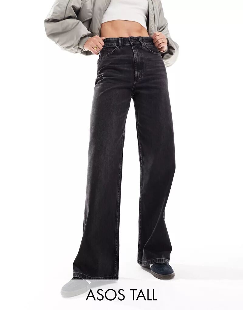 Черные стираные джинсы ASOS DESIGN Tall Dad
Черные стираные джинсы ASOS DESIGN Tall Dad