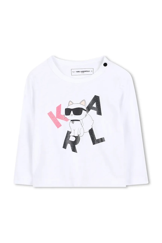 Детская хлопковая кофта с длинным рукавом Karl Lagerfeld, белый
Детская хлопковая кофта с длинным рукавом Karl Lagerfeld, белый
