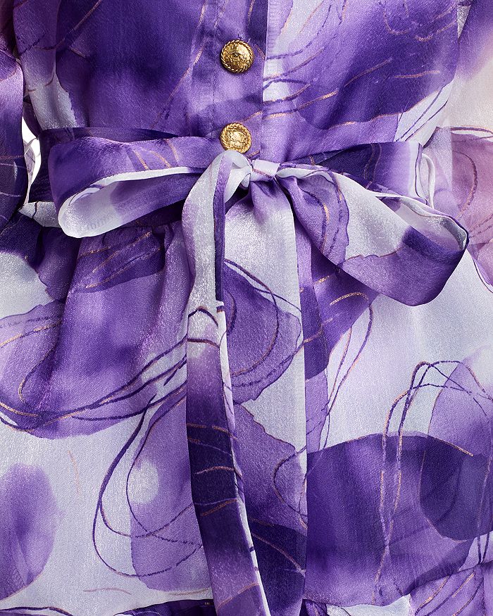 Платье из органзы фиолетового цвета с V-образным вырезом и ярусами Nancy Yang, фиолетовый
Платье из органзы фиолетового цвета с V-образным вырезом и ярусами Nancy Yang, фиолетовый