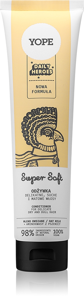 Мягкий кондиционер Daily Heroes с овсяным молоком, укрепляющий кондиционер для ломких волос Yope, 170 мл
Мягкий кондиционер Daily Heroes с овсяным молоком, укрепляющий кондиционер для ломких волос Yope, 170 мл