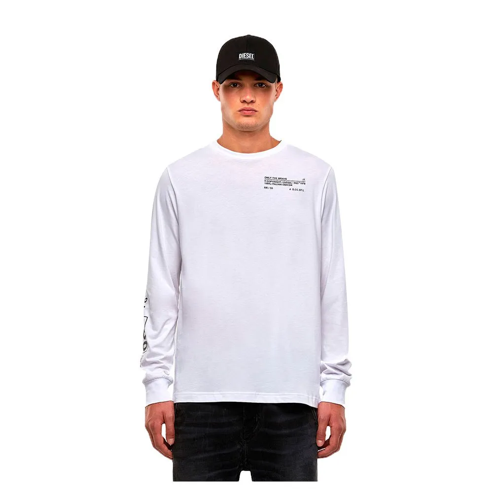 Лонгслив Diesel JusN62, белый
Лонгслив Diesel JusN62, белый