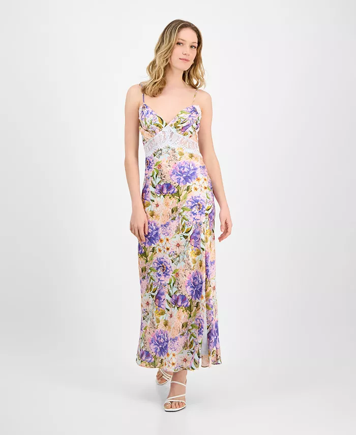 Женское платье макси Ivanna с цветочным принтом и кружевной отделкой с вырезом "сердечко" ASTR the Label, мультиколор
Женское платье макси Ivanna с цветочным принтом и кружевной отделкой с вырезом "сердечко" ASTR the Label, мультиколор