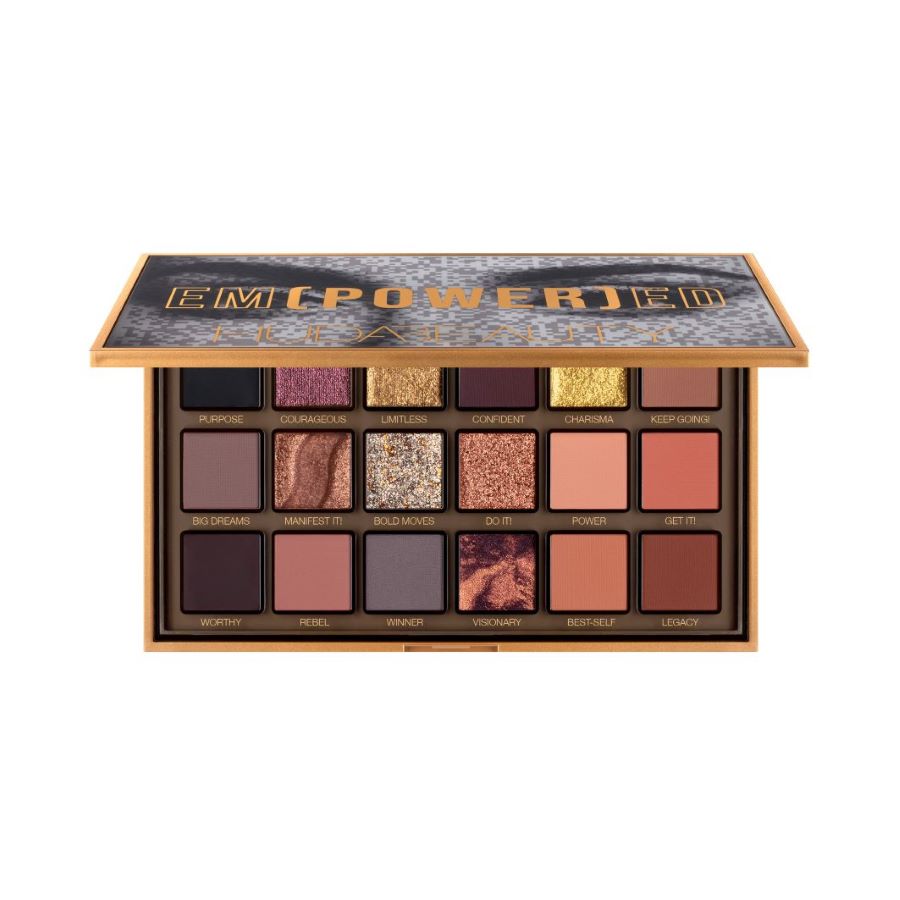 Палитра теней для век empowered eyeshadow palette Huda Beauty, вес 16.8 гр.
Палитра теней для век empowered eyeshadow palette Huda Beauty, вес 16.8 гр.