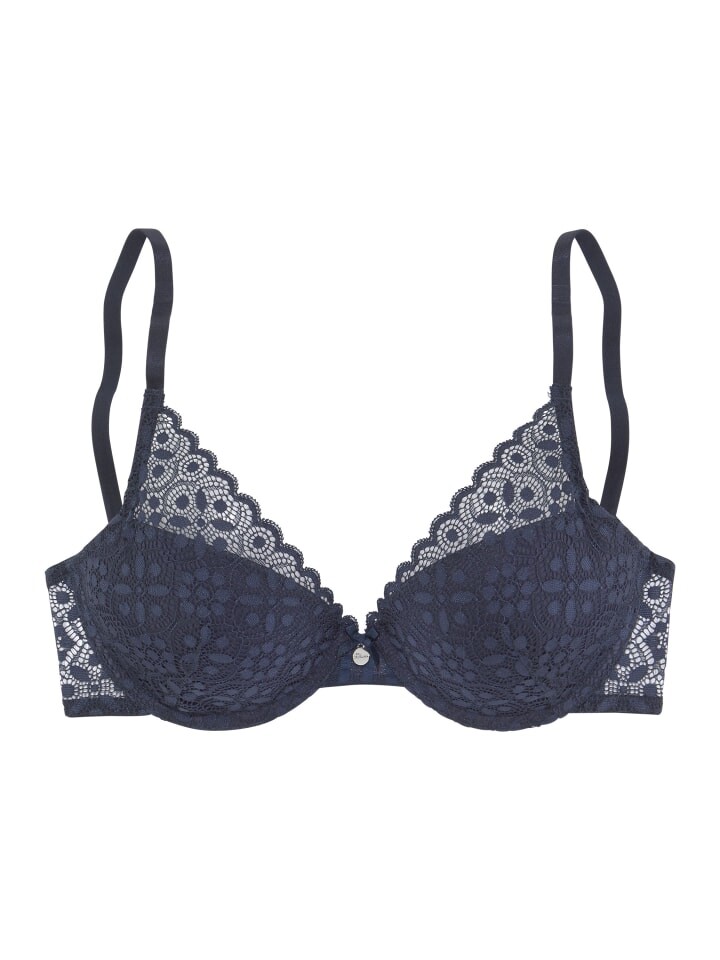 Бюстгальтер пуш-ап s.Oliver, темно-синий
Бюстгальтер пуш-ап s.Oliver, темно-синий