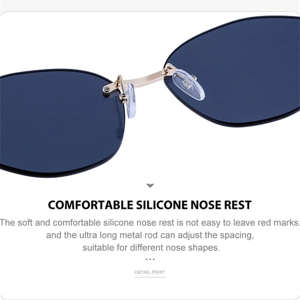 Винтажные солнцезащитные очки без оправы для женщин в стиле ретро-панк, солнцезащитные очки для женщин с защитой от УФ-излучения UV400, m1692 Generic, M-1698
Винтажные солнцезащитные очки без оправы для женщин в стиле ретро-панк, солнцезащитные очки для женщин с защитой от УФ-излучения UV400, m1692 Generic, M-1698