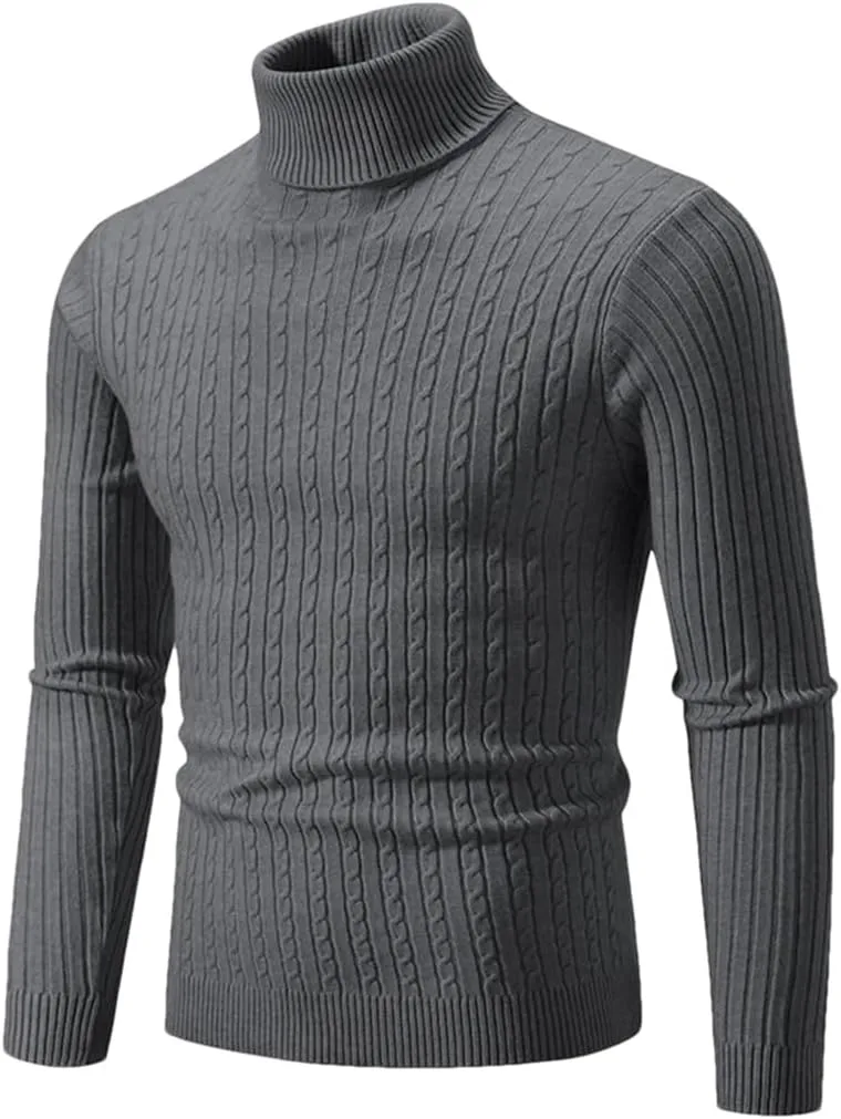 Мужской свитер-водолазка Dvbfufv Fashion
Мужской свитер-водолазка Dvbfufv Fashion