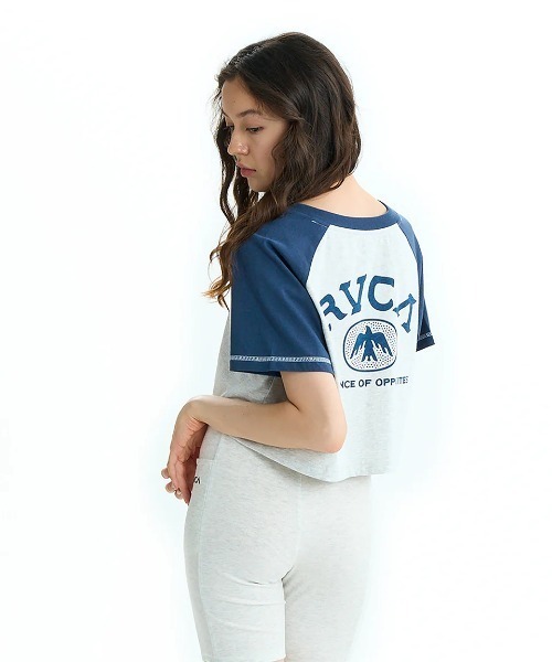Женская укороченная футболка-реглан с коротким рукавом RVCA Taos, серый
Женская укороченная футболка-реглан с коротким рукавом RVCA Taos, серый