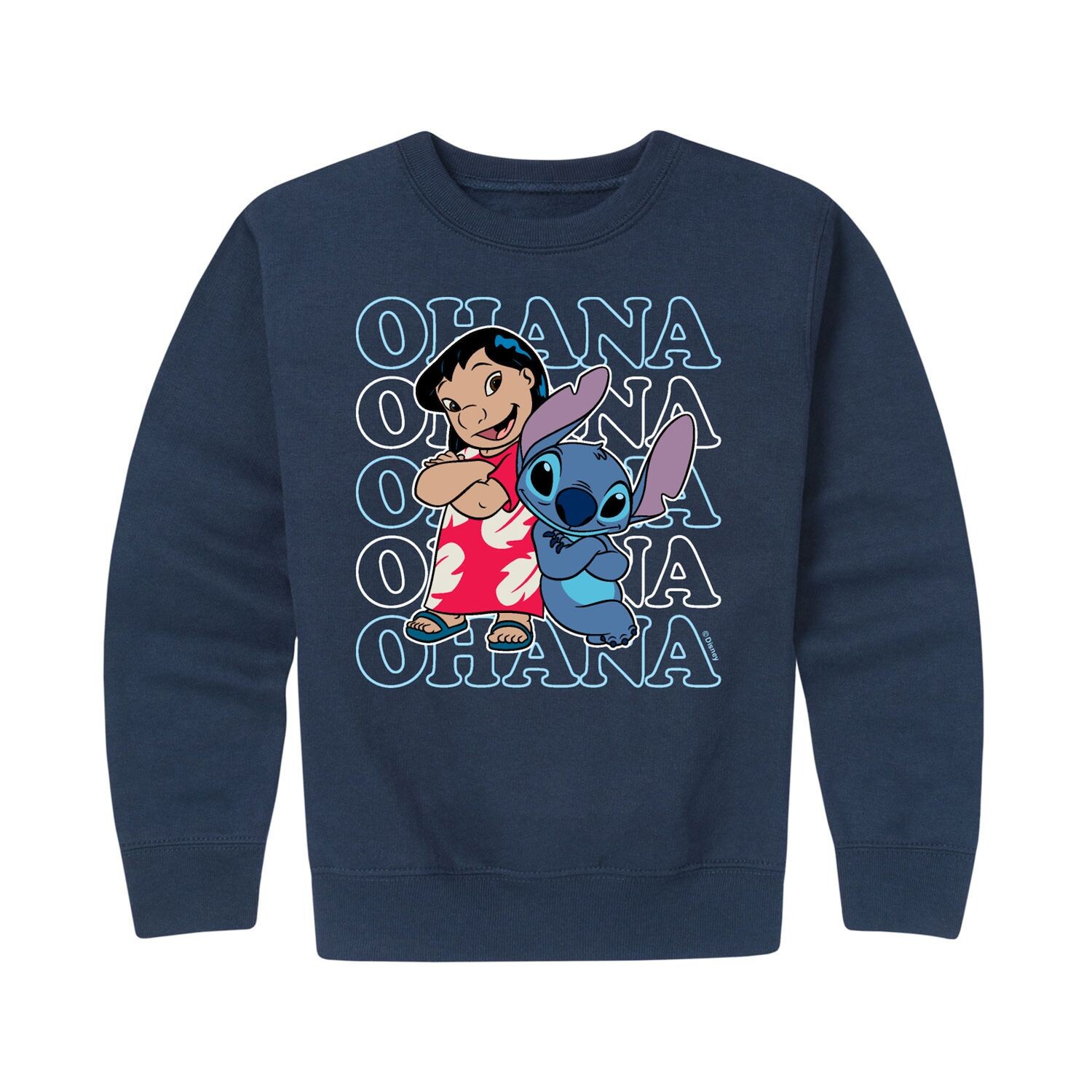 Флисовый пуловер с рисунком Ohana для мальчиков 8–20 Disney's Lilo & Stitch Disney, синий
Флисовый пуловер с рисунком Ohana для мальчиков 8–20 Disney's Lilo & Stitch Disney, синий
