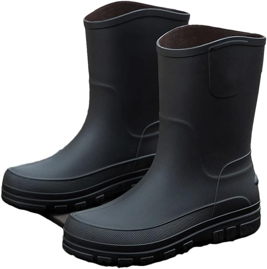 Мужские средние резиновые сапоги с нескользящей и износостойкой подошвой, обувь для рыбалки и работы Generic, черный
Мужские средние резиновые сапоги с нескользящей и износостойкой подошвой, обувь для рыбалки и работы Generic, черный