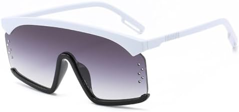 Модные солнцезащитные очки большого размера для женщин, квадратной формы, с выразительной оправой, для мужчин, винтажные солнцезащитные очки MTZJH, C6 White Black-grey
Модные солнцезащитные очки большого размера для женщин, квадратной формы, с выразительной оправой, для мужчин, винтажные солнцезащитные очки MTZJH, C6 White Black-grey