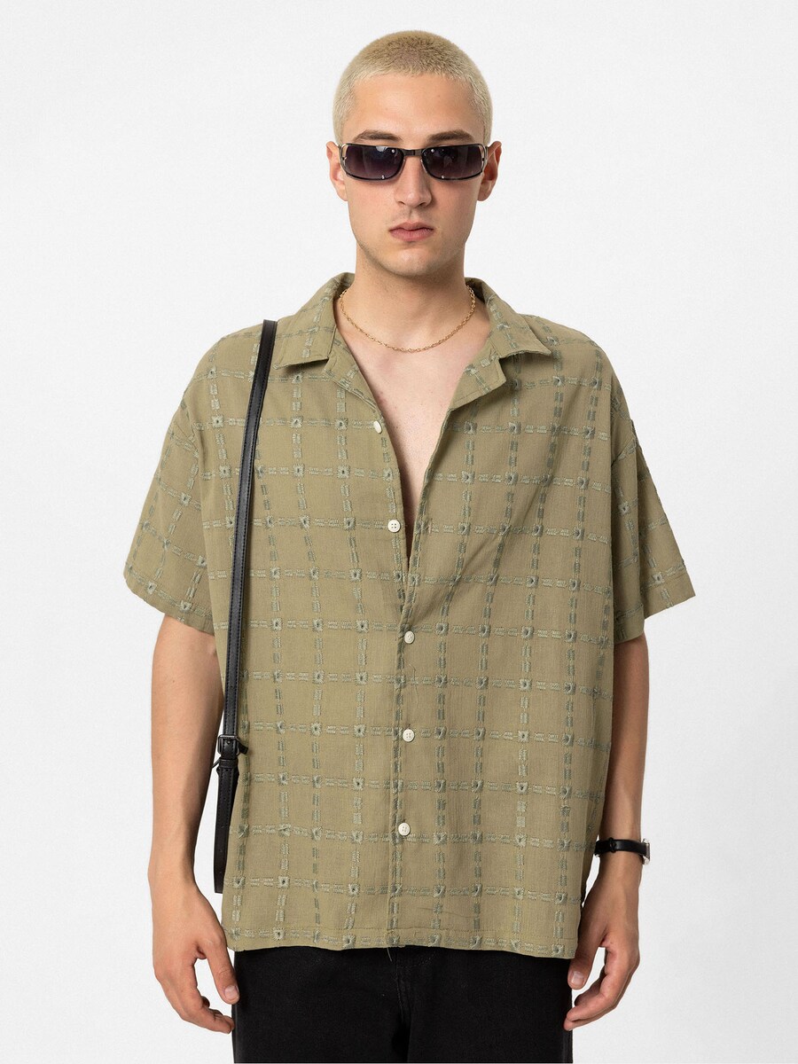 Удобная рубашка на пуговицах VAMOS CLO Persicaria, хаки
Удобная рубашка на пуговицах VAMOS CLO Persicaria, хаки