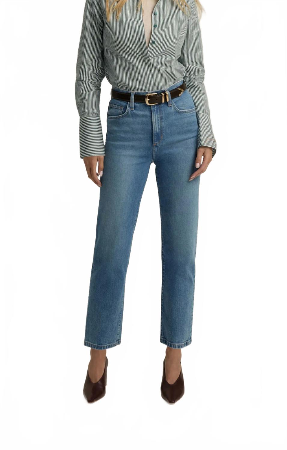 Валентина Прямые джинсы в крое Кросби Favorite Daughter, Crosby Wash
Валентина Прямые джинсы в крое Кросби Favorite Daughter, Crosby Wash