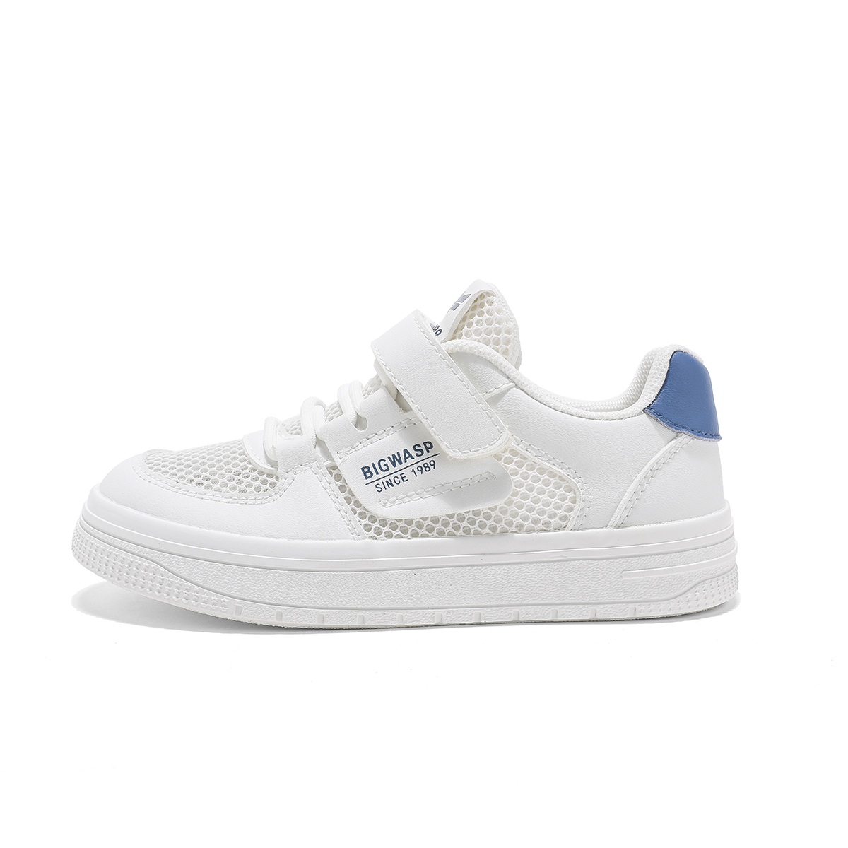 Дышащие, быстросохнущие, легкие, амортизирующие, низкие детские кроссовки для скейтбординга BIG WASP, белый/синий
Дышащие, быстросохнущие, легкие, амортизирующие, низкие детские кроссовки для скейтбординга BIG WASP, белый/синий