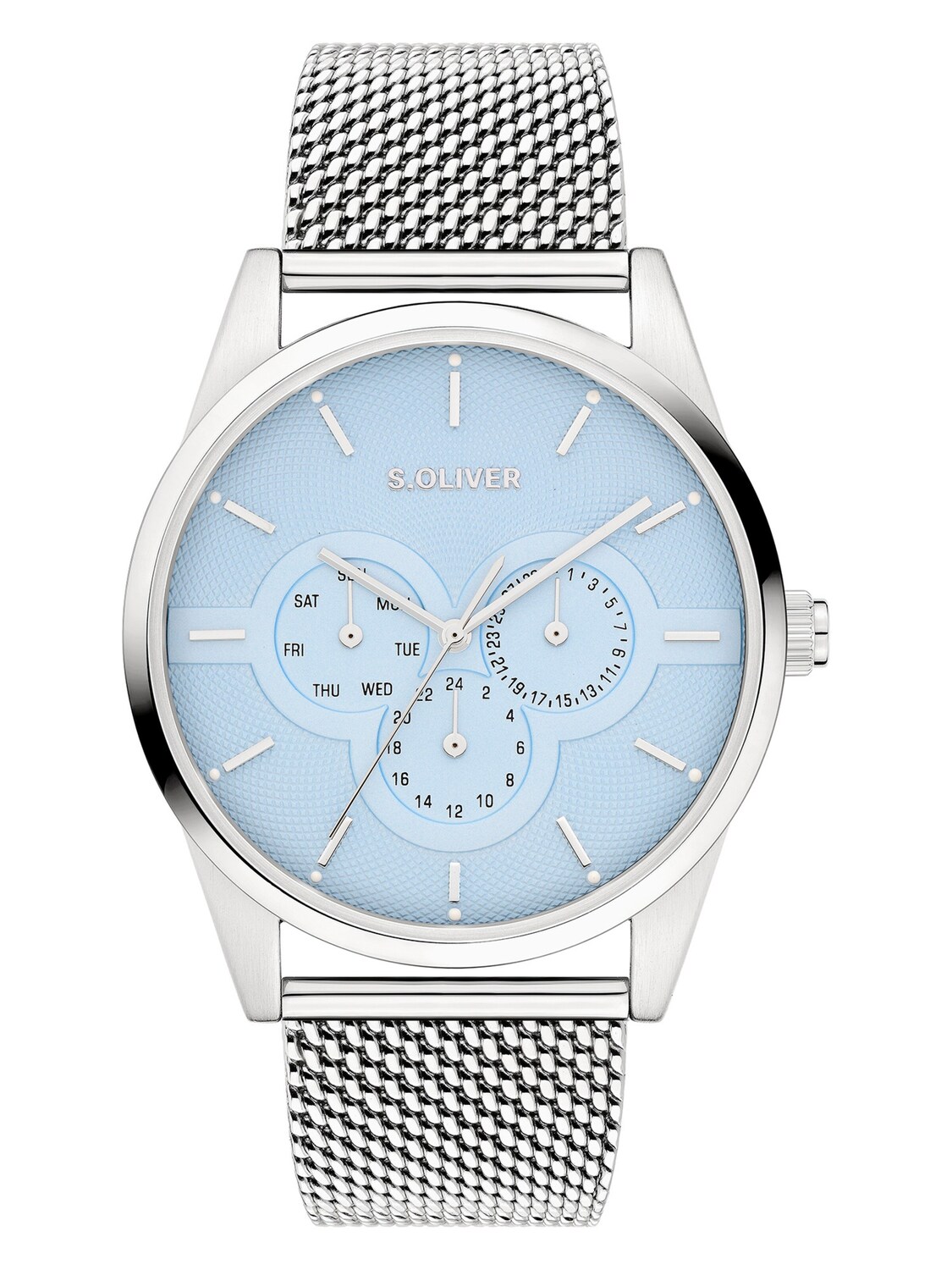 s.Oliver Серебряные аналоговые часы
s.Oliver Серебряные аналоговые часы