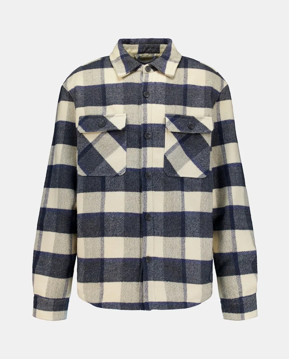 Мужская рубашка-овершейт в клетку с утепленной подкладкой из искусственного овчины Green Coast, синий
Мужская рубашка-овершейт в клетку с утепленной подкладкой из искусственного овчины Green Coast, синий