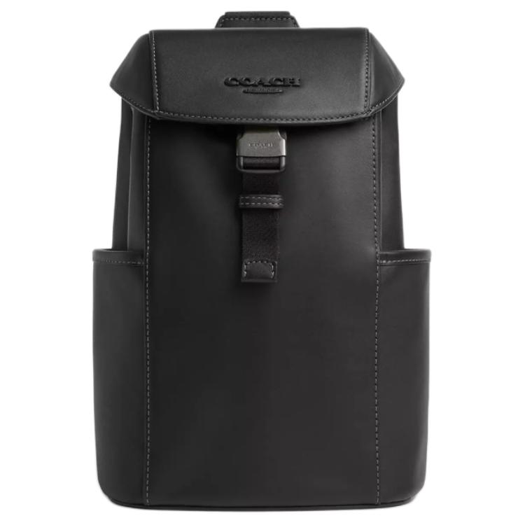 COACH Гладкий кожаный наплечный кросс-боди рюкзак мужской бронзовый и черный
COACH Гладкий кожаный наплечный кросс-боди рюкзак мужской бронзовый и черный
