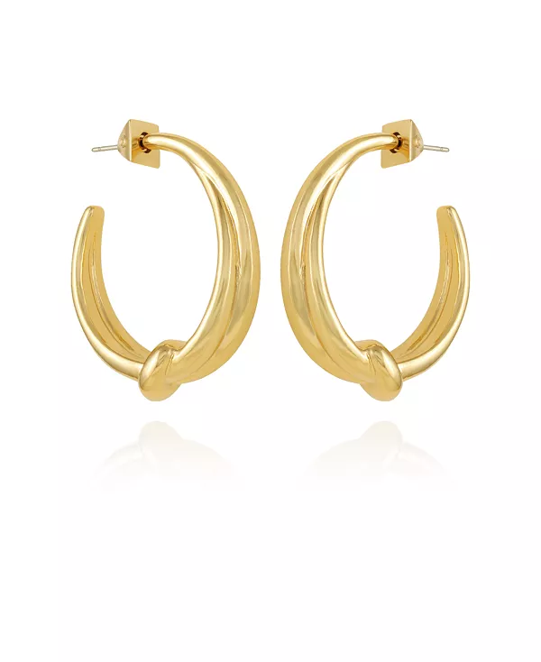 Серьги-Кольца с открытыми узлами золотистого оттенка Vince Camuto, gold-tone
Серьги-Кольца с открытыми узлами золотистого оттенка Vince Camuto, gold-tone