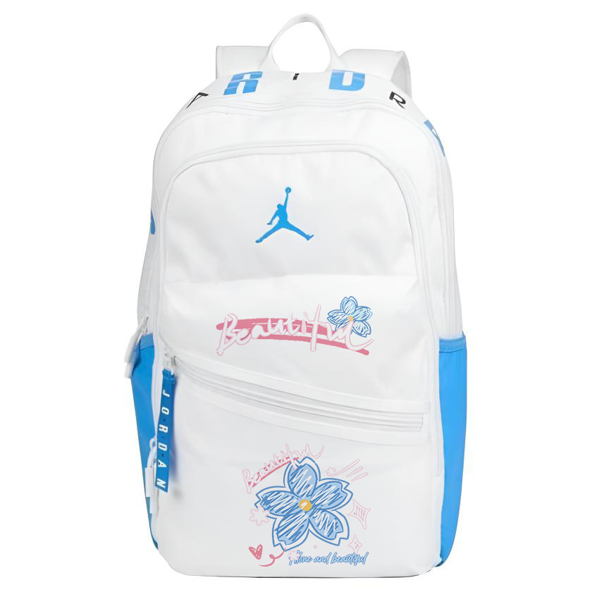 Jordan Полиэстеровый рюкзак с термопереносом сине-белый унисекс, Blue Floral
Jordan Полиэстеровый рюкзак с термопереносом сине-белый унисекс, Blue Floral