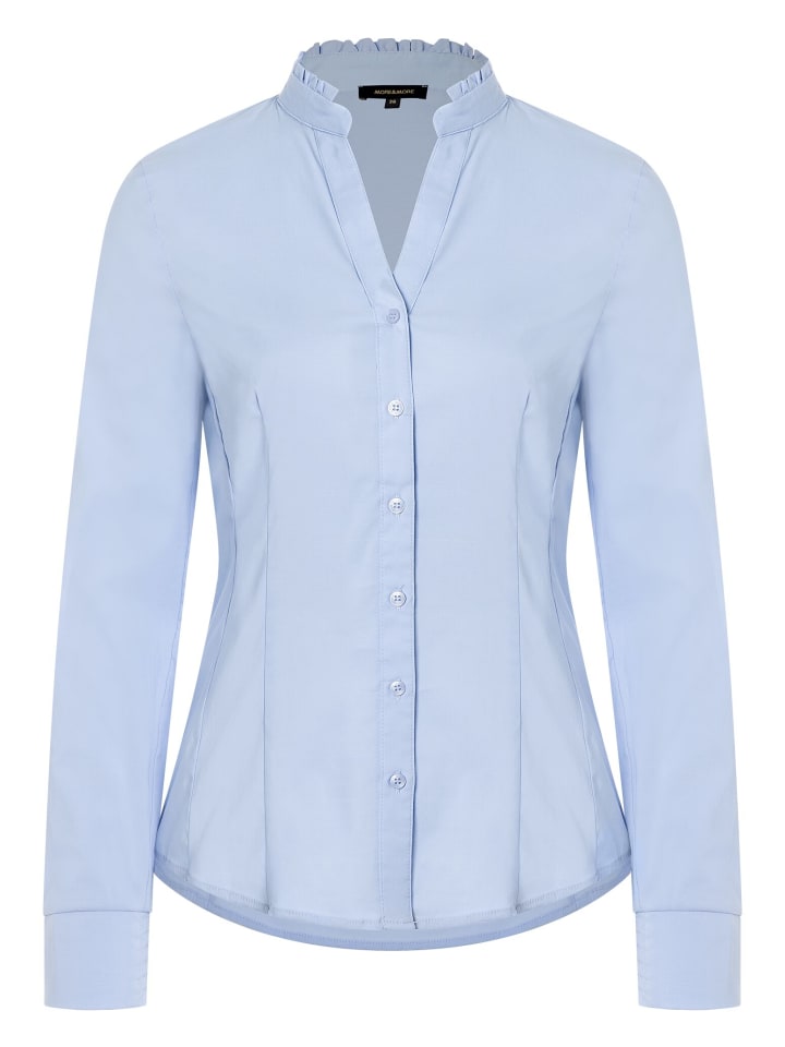 Эластичная блузка итальянского синего цвета More & More
Эластичная блузка итальянского синего цвета More & More