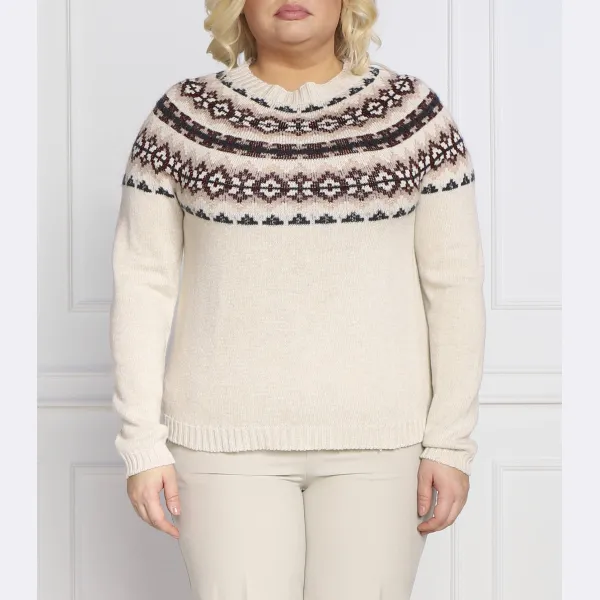 Свитер Arcane обычного размера больших размеров с добавлением шерсти Persona By Marina Rinaldi, бежевый
Свитер Arcane обычного размера больших размеров с добавлением шерсти Persona By Marina Rinaldi, бежевый