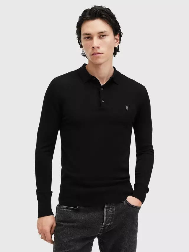 Поло AllSaints Mode Merino Long Sleeve, черный
Поло AllSaints Mode Merino Long Sleeve, черный
