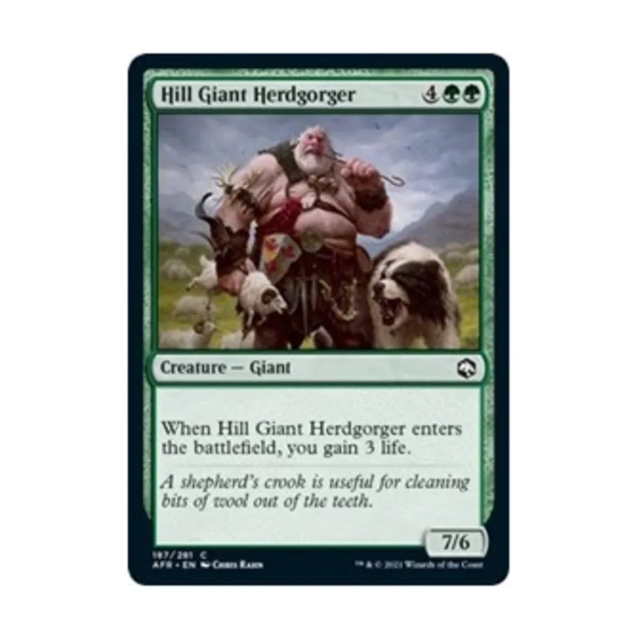 CCG Холмовый Гигантский Пастух (К), MTG - Adventures in the Forgotten Realms
CCG Холмовый Гигантский Пастух (К), MTG - Adventures in the Forgotten Realms
